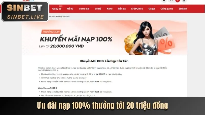 Thưởng sinh nhật 1xBet
